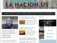 Tablet Screenshot of lanacion.us